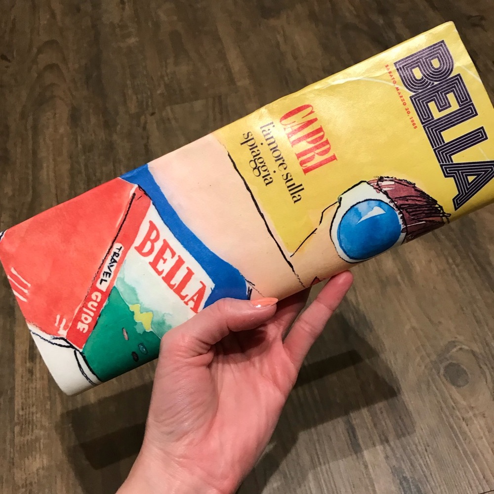 Kate Spade Viva Bella magazine clutch